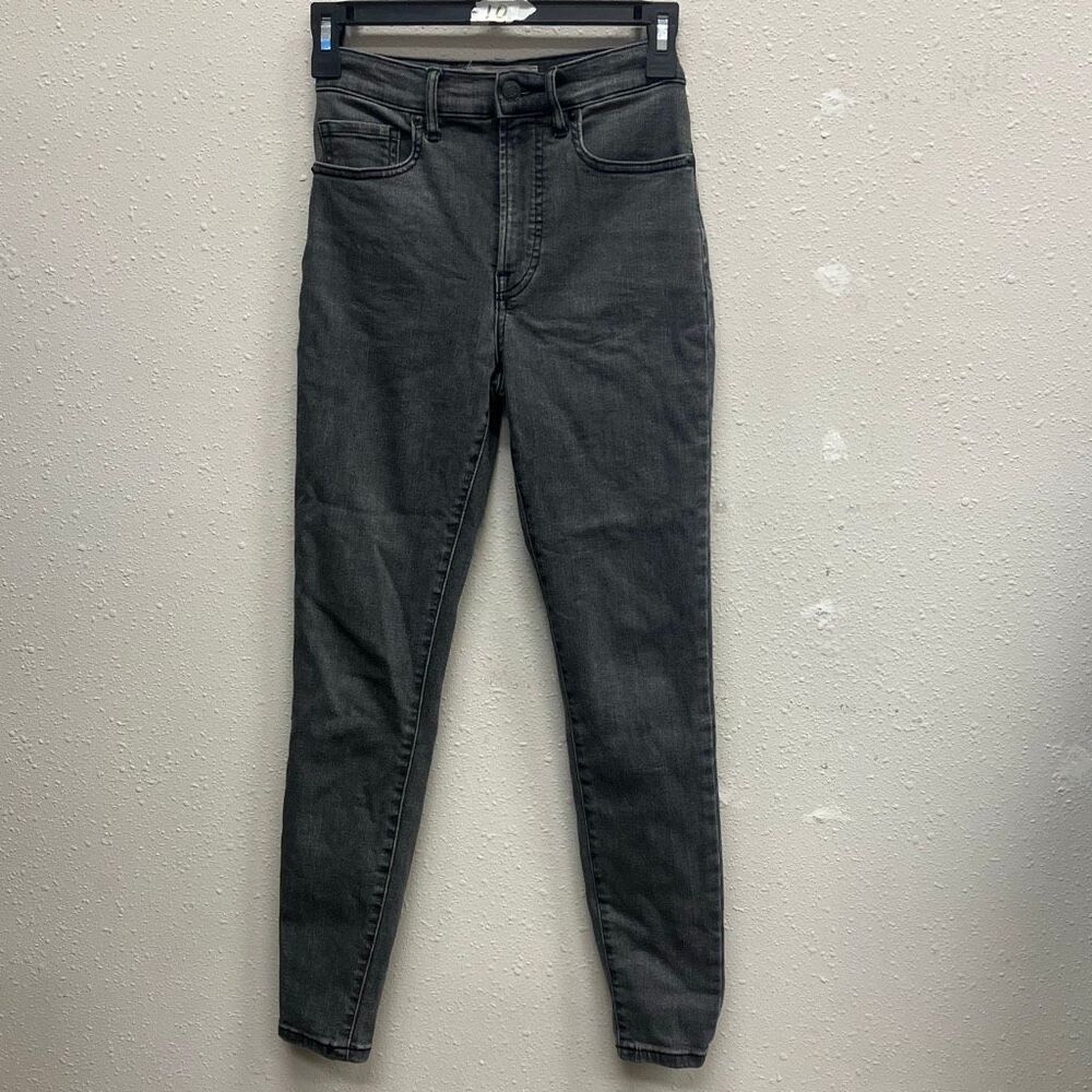 Everlane Women’s size 24 ankle high rise Skinny jeans charcoal wash #481